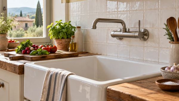 Top 5 mitigeurs de cuisine muraux alliant style et fonctionnalité